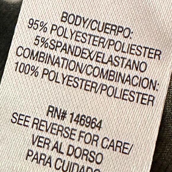 Signature by Robbie Bee Olive Green Polka Dot A-Line Dress Sz L Excellent Cond. - Picture 5 of 7